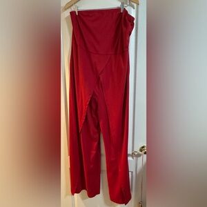 SHEIN Elegant Red Women's Jumpsuit